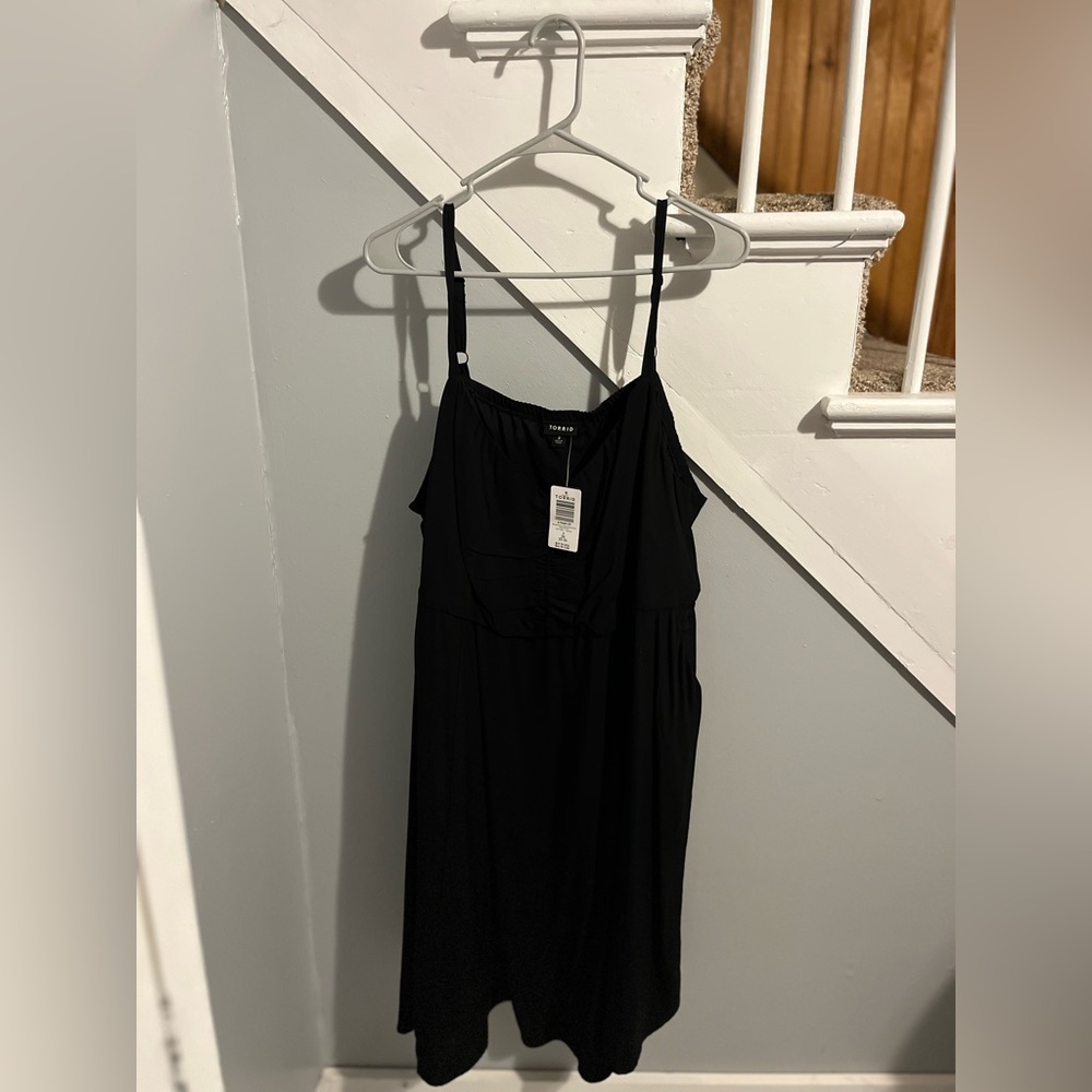 Torrid Classic Black Midi Dress